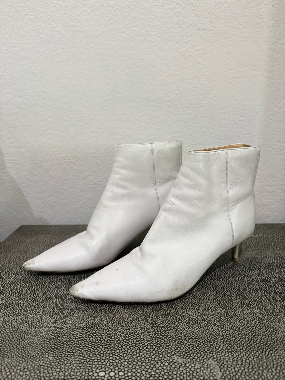 Alexandre Birman Pointed-Toe Kitten Heel Boots